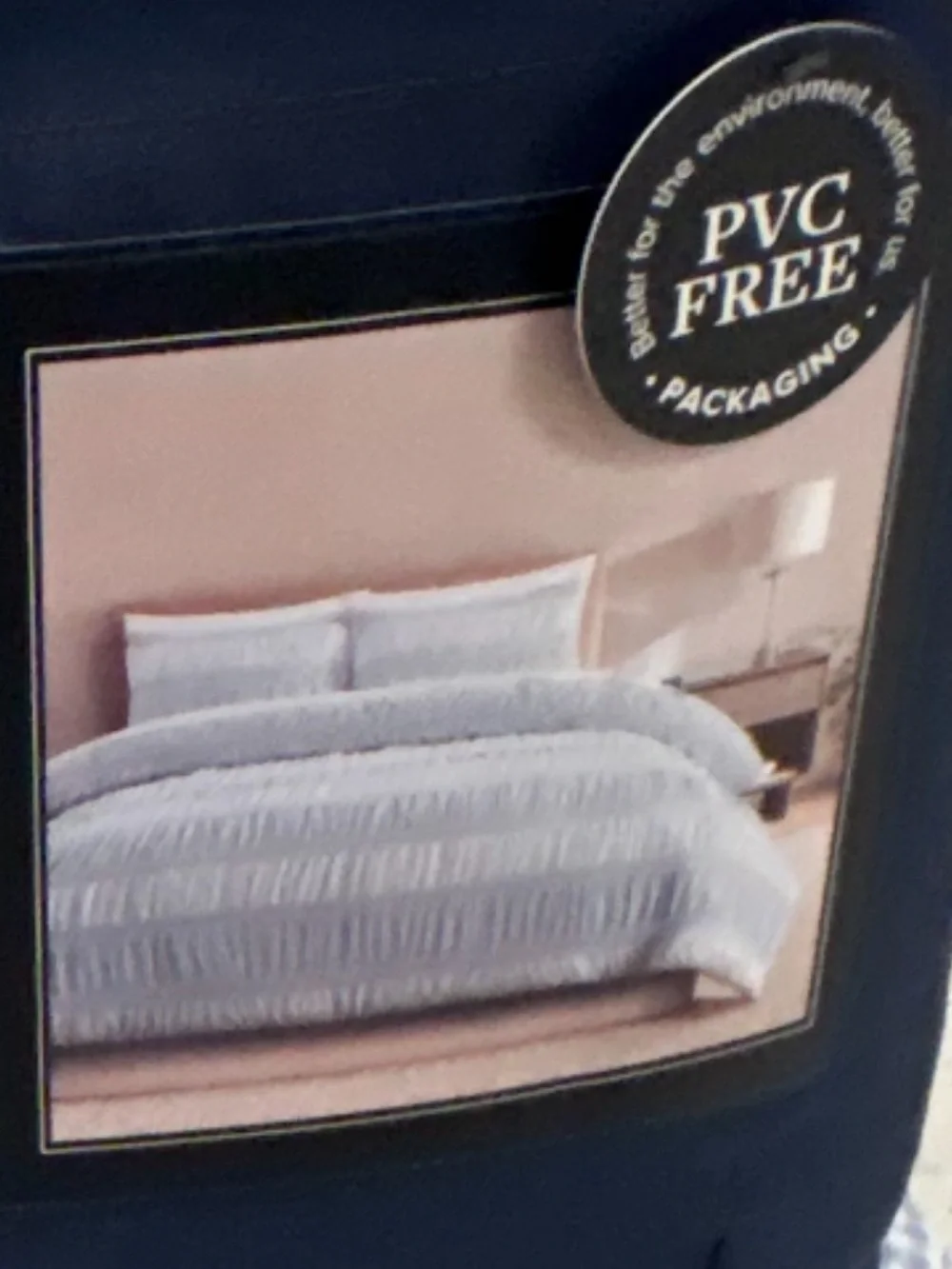 Brooks Brothers Blue and White Checkered Full/Queen Cotton Comforter Set 88”x96”